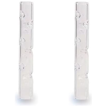 Clear Glass Mouthpiece for Dynavap Tip, Cooling Stem Accessory, 2 Pack