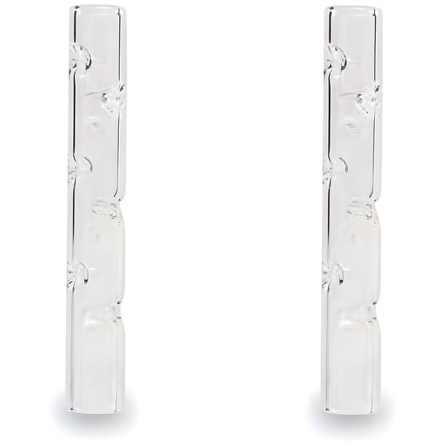 Cooling Dimpled Glass Stem Mouthpiece for POTV Lobo, ONE, XMAX V3 Pro, Pack of 2