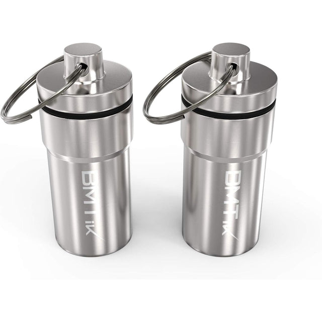 Discrete UV Herb Storage Jar (Medium Sized Airtight and Smell Proof Container Tube) Aircraft Grade Aluminium