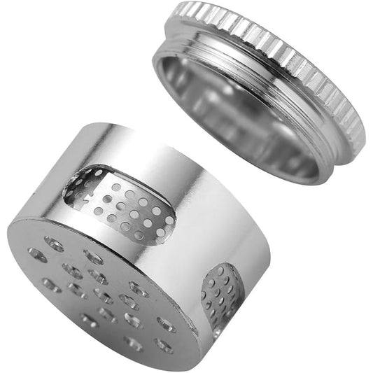 Dosing Capsules for LimeLight Frolic, Solid Aluminium Design with Screw Lid, Pack of Two