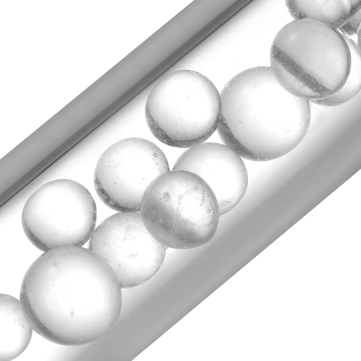 High Airflow Cooling Balls Stem for Arizer Solo 3, Air 2 Max – Short 70mm, Ultra Thick Glass, Pack of 2