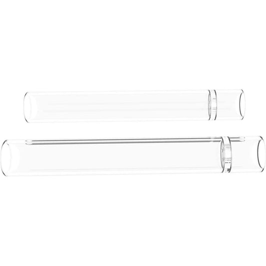 SHORT 70mm Glass Stem Mouthpieces for Arizer ArGo, Pack of 2