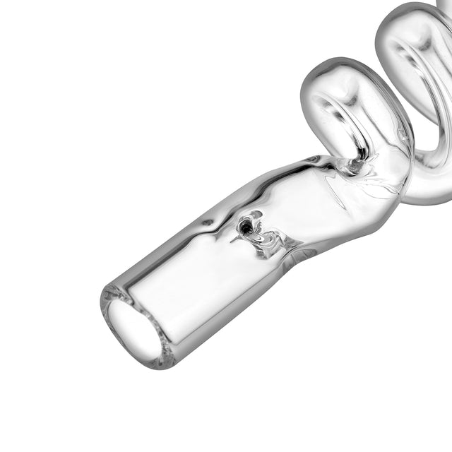 Spiralled glass cooling stem, pack of 2