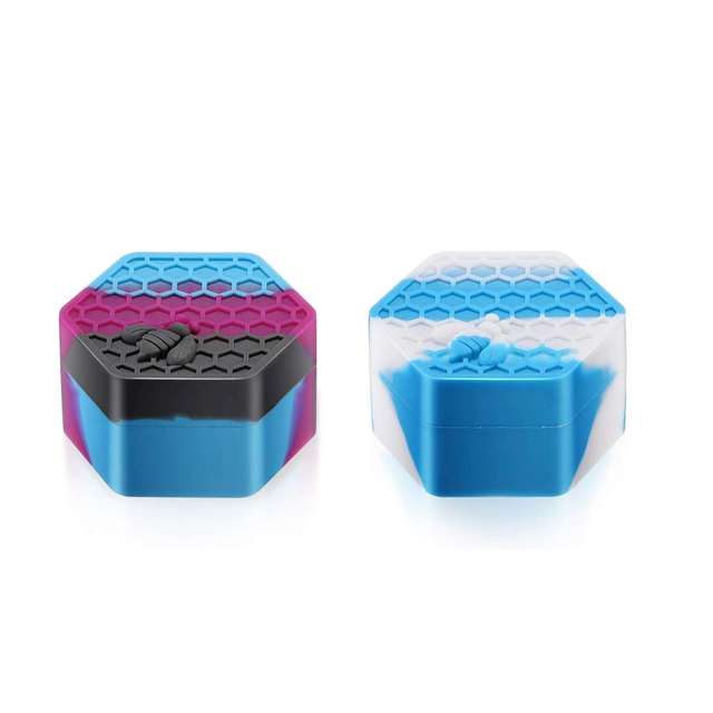 Apex Pods "Hive" Series: 7g Large Silicone Stash Jar – Discreet Travel Herb Storage
