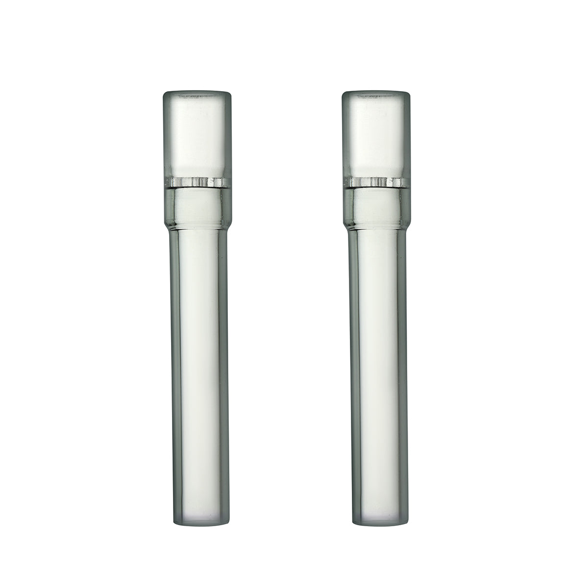 Black XL Stem for Arizer Solo 3, Air 2 Max – 70mm/90mm - Shaded Glass - Xl Floral Chamber, Pack of 2