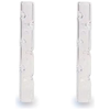 Clear Glass Mouthpiece for Dynavap Tip, Cooling Stem Accessory 2 Pack