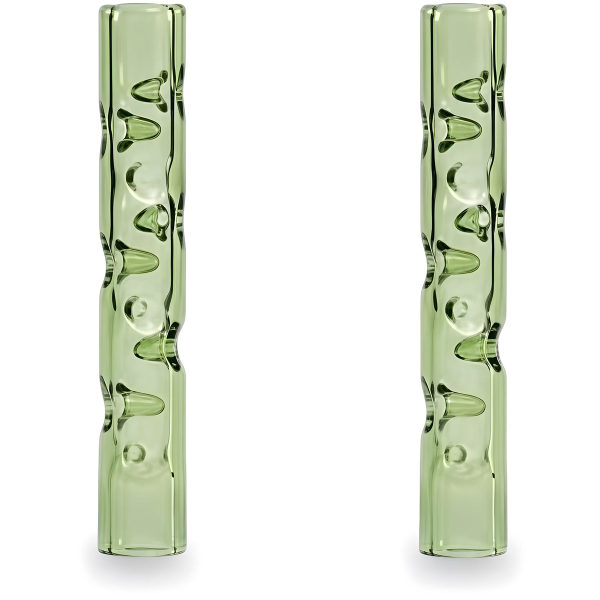 Cooling Dimpled Glass Stem Mouthpiece for POTV Lobo, ONE, XMAX V3 Pro, Pack of 2