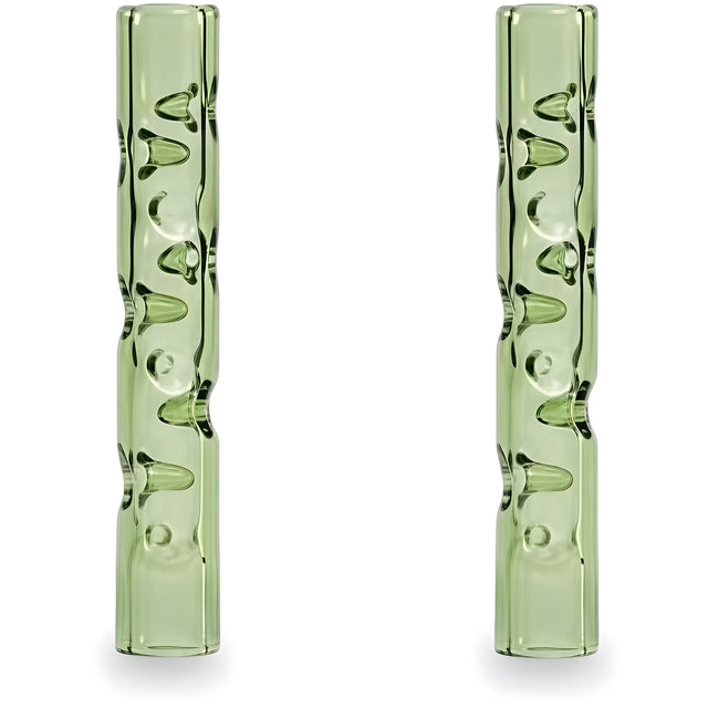 Cooling Dimpled Glass Stem Mouthpiece for POTV Lobo, ONE, XMAX V3 Pro, Pack of 2