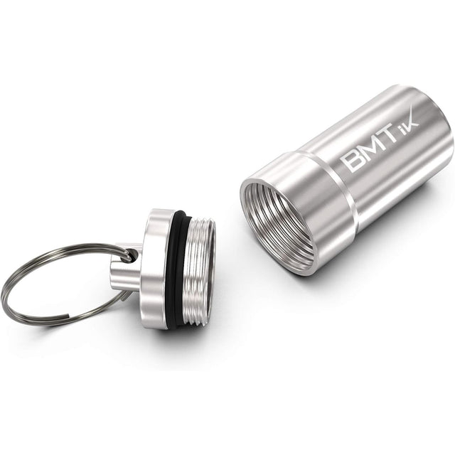 Discrete UV Herb Storage Jar (Medium Sized Airtight and Smell Proof Container Tube) Aircraft Grade Aluminium
