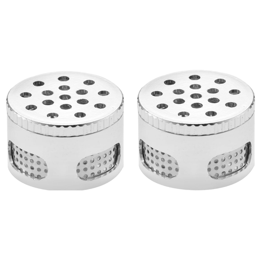 Dosing Capsules for LimeLight Frolic, Solid Aluminium Design with Screw Lid, Pack of Two