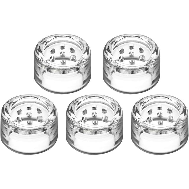 Glass dosing capsules (no lids), pack of 5