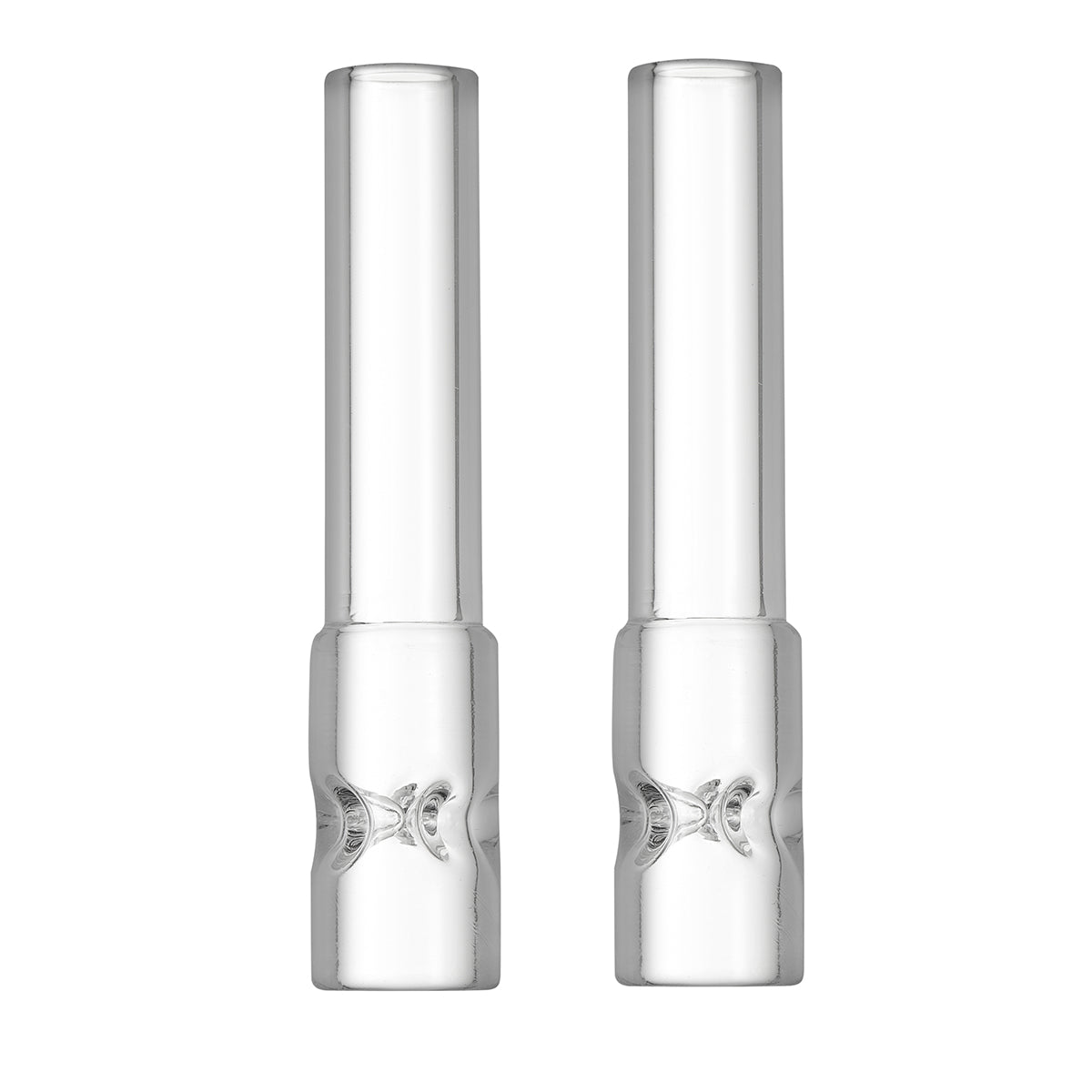 High Airflow Stem for Arizer Solo 3, Air 2 Max – Short 70mm, Ultra Thick Glass, Pack of 2