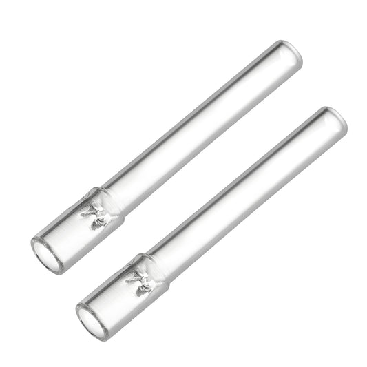 High Airflow XL Stem for Arizer Solo 3, Air 2 Max – Long 110mm, Ultra Thick Glass, Pack of 2