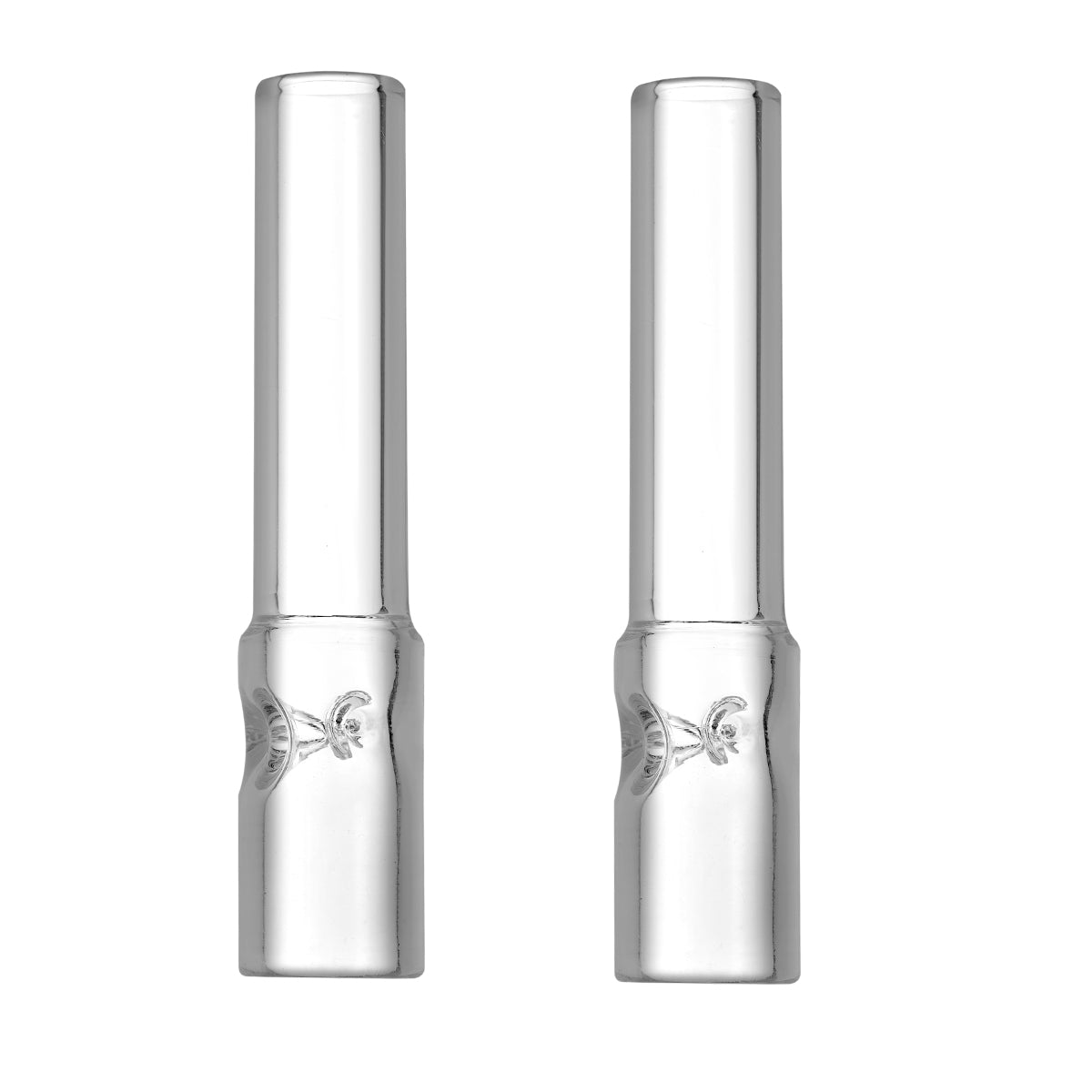 High Airflow XL Stem for Arizer Solo 3, Air 2 Max – Short 70mm, Ultra Thick Glass, Pack of 2