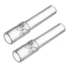 High Airflow XL Stem for Arizer Solo 3, Air 2 Max – Short 70mm Ultra Thick Glass, Pack of 2