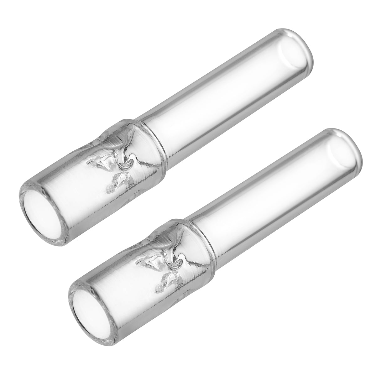 High Airflow XL Stem for Arizer Solo 3, Air 2 Max – Short 70mm, Ultra Thick Glass, Pack of 2