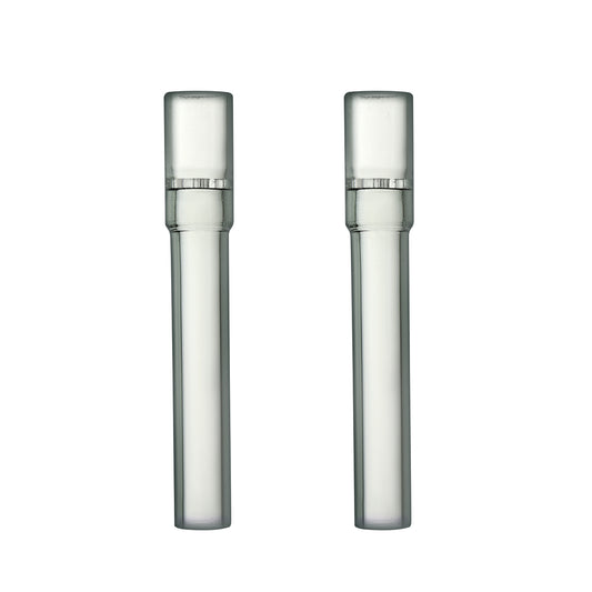 Black XL Stem for Arizer Solo 3, Air 2 Max – 70mm/90mm - Shaded Glass - Xl Floral Chamber, Pack of 2