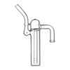 Glass Tube Stem Backspacer Set for XMax V3 Pro & XLux Roffu 2mm, 3mm, 5mm Spacers, Pack of 3