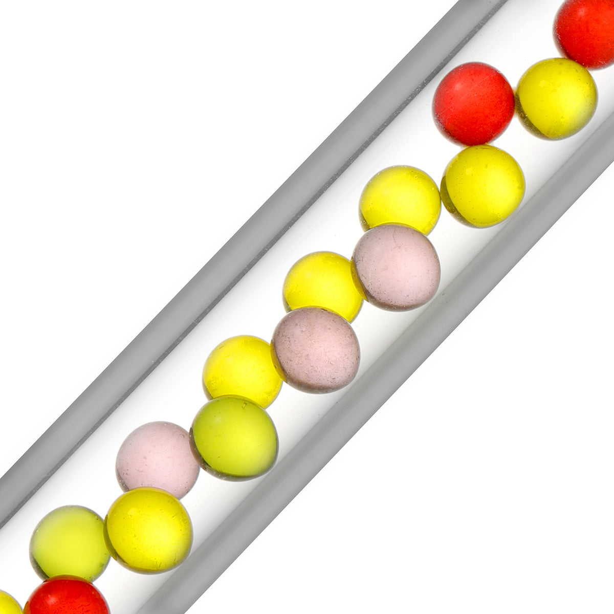 Long Colored Cooling Balls 110mm Glass Stem Mouthpieces for Arizer ArGo, High Air Flow, Ultra Thick Glass, Pack of 2