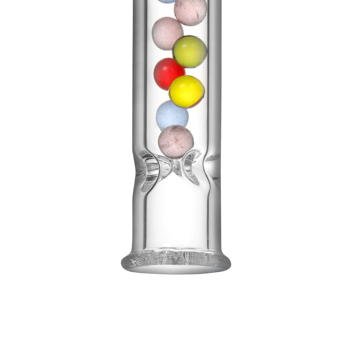 Long Colored Cooling Balls 110mm Glass Stem Mouthpieces for Arizer ArGo, High Air Flow, Ultra Thick Glass, Pack of 2