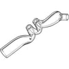 Spiralled Cooling Glass Mouthpiece for Mighty/Crafty Vaporizers