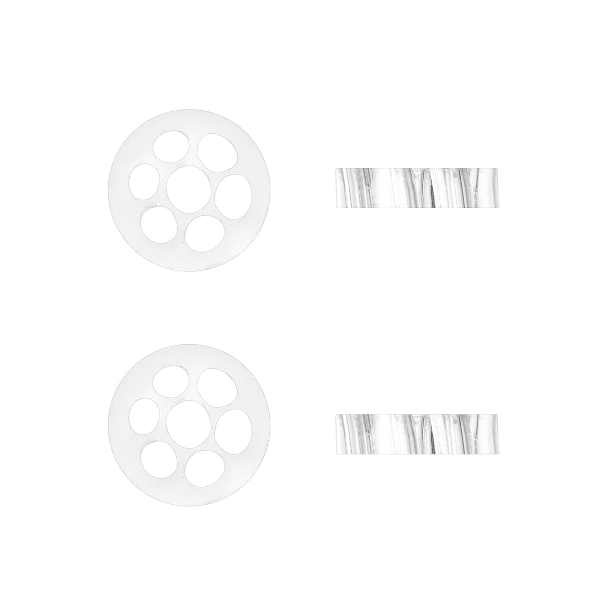 Stem Backspacer for Arizer Solo 2, 3 and Air Glass Tubes, 2mm Variety Spacer, Pack of 4