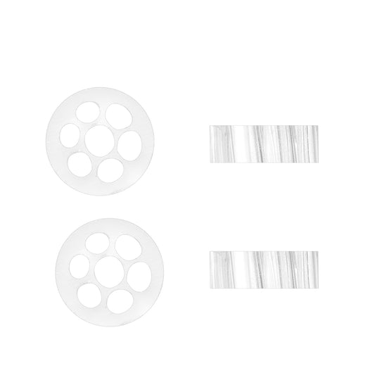 Stem Backspacer for Arizer Solo 2, 3 and Air Glass Tubes, 3mm Variety Spacer, Pack of 4