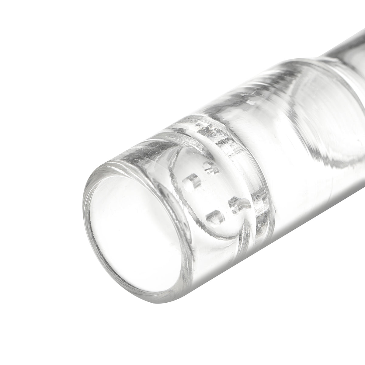 Stem for Arizer Solo 3, Air 2 Max – Short 70mm with Tapered Connector for Silicone Whip Tubes, Ultra Thick Glass, Pack of 2