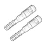 Stem for Arizer Solo 3, Air 2 Max – Short 70mm with Tapered Connector for Silicone Whip Tubes, Ultra Thick Glass Pack of 2