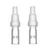 Water Tool Adapter Stem for Arizer Solo 3, Air 2 Max – 70mm, High Air Flow Fits 10mm/14mm/18mm, Ultra Thick Glass, Pack of 2