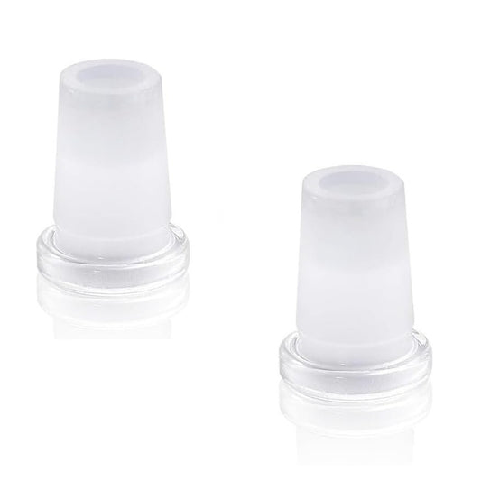 10/14 glass adapter with frosted 14mm male joint