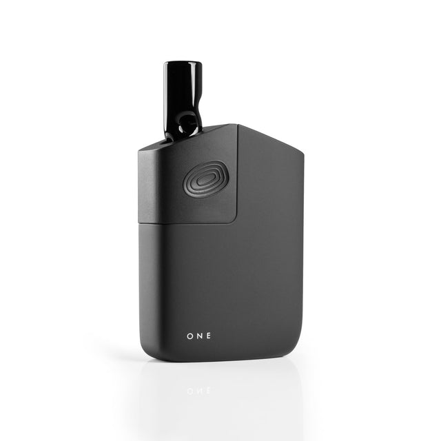 POTV ONE vaporizer with a glass stem fitted
